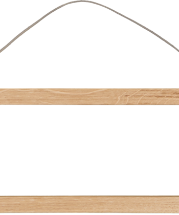 baguettes de suspension en bois, vendues par Les Jolies Planches pour accrocher les toiles