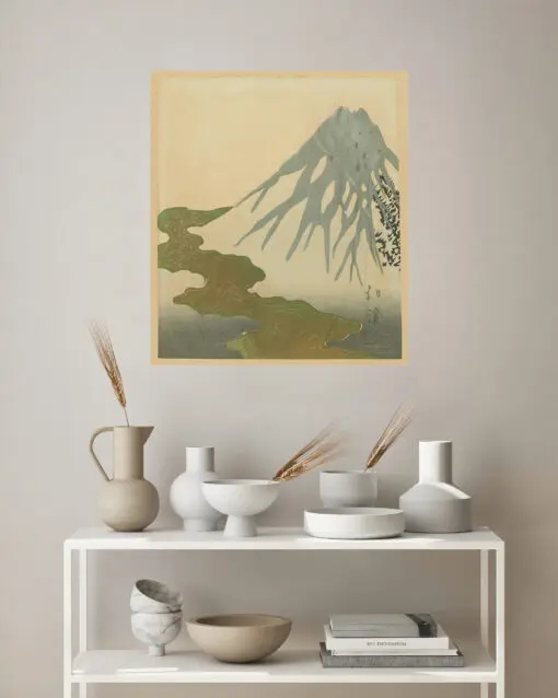 This old Japanese print "Surimono album" joins a decoration with a refined style.