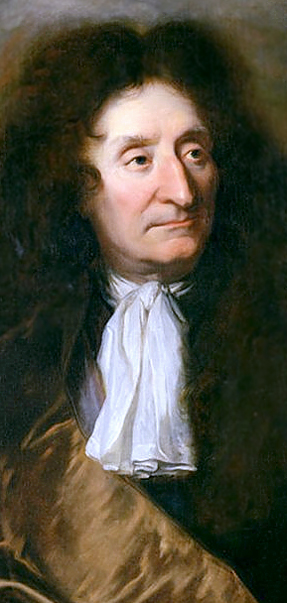 Portrait à l'huile de Jean de La Fontaine BNF