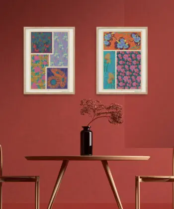 réédition de motif art déco réalisé au pochoir réalisé par Auguste Thomas