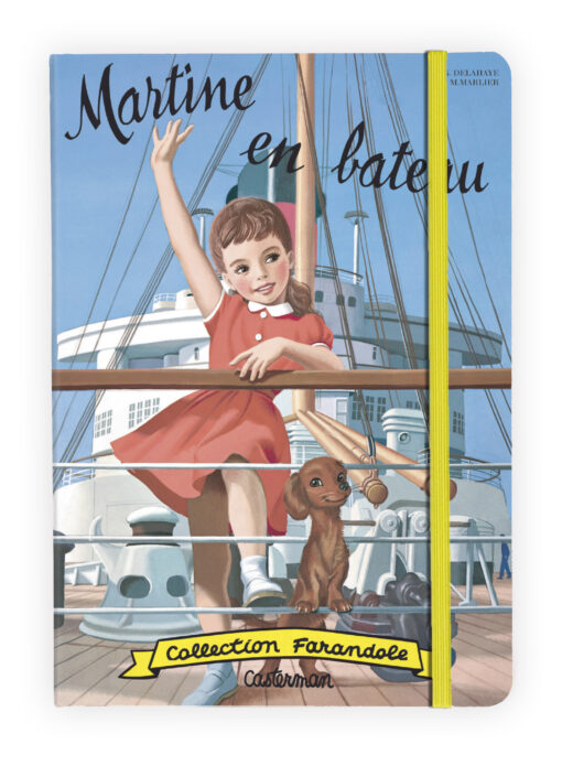Carnet ligné Martine en bateau produit par Clairefontaine