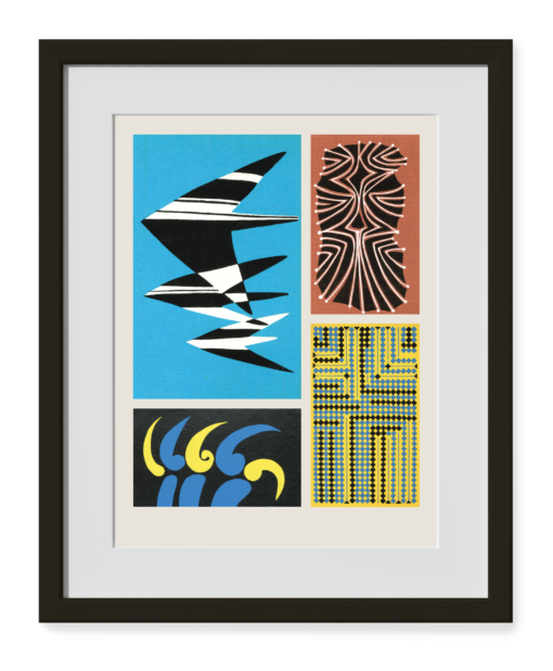 Composition à partir de couvertures réalisées par Bonet & Prassinos